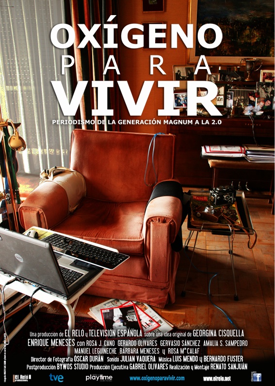 Cartel del documental: Oxígeno para vivir.