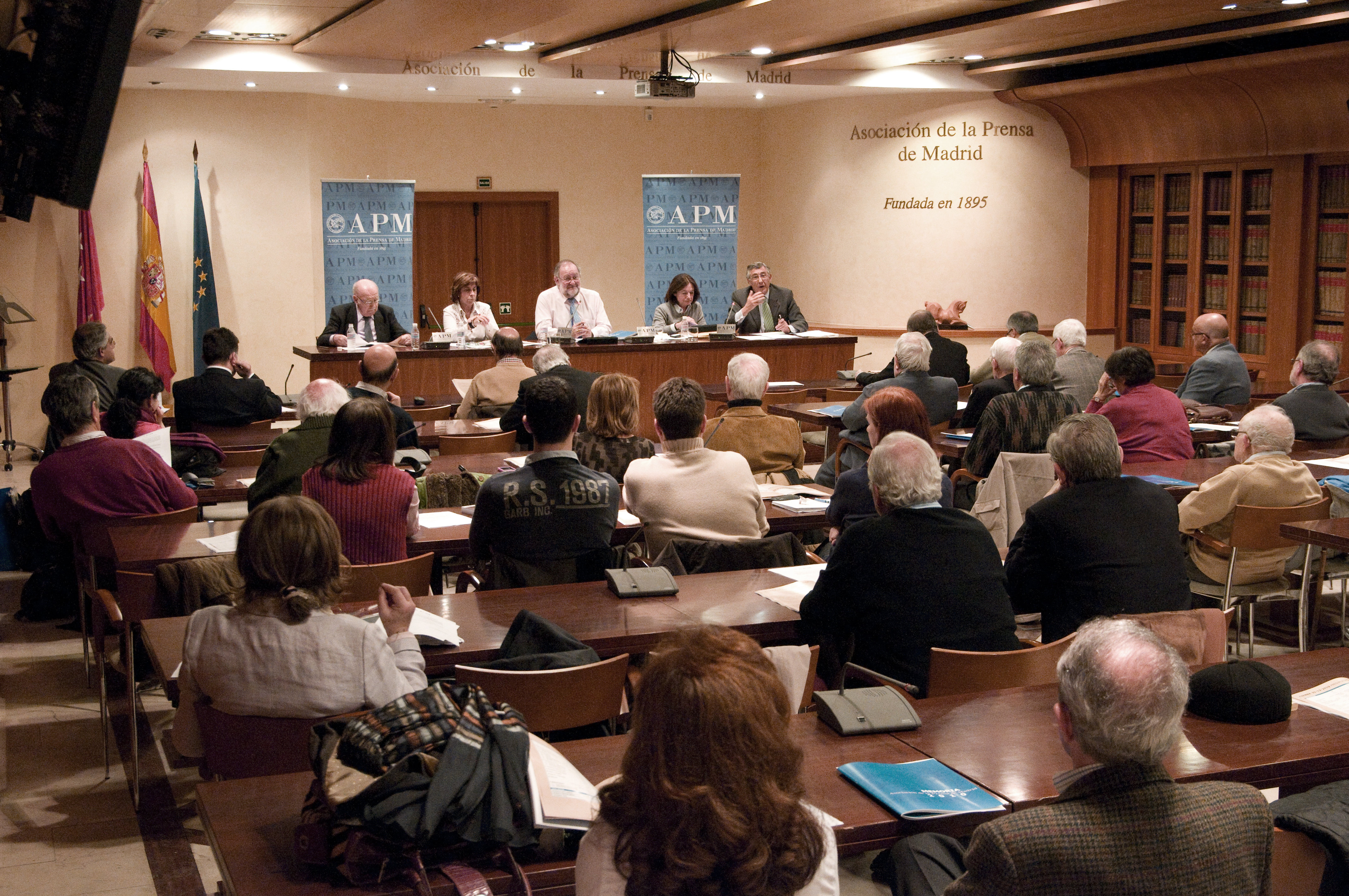 Panorámica de los asistentes a la Asamblea General Ordinaria. Fotos: Elena Hidalgo/APM.