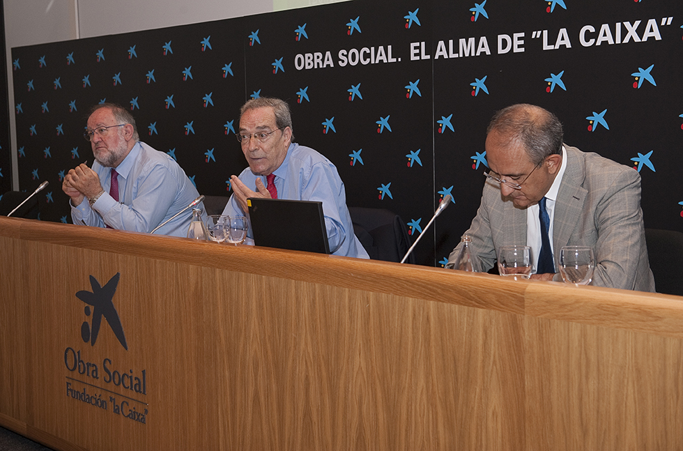 Fernando G. Urbaneja, Jaime Lanaspa y Manuel de Ramón. Fotos: Pablo Vázquez / APM