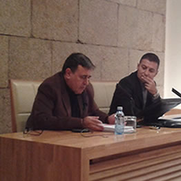 Xosé M. Pereiro y Miguel Túñez. Foto: CPPG.