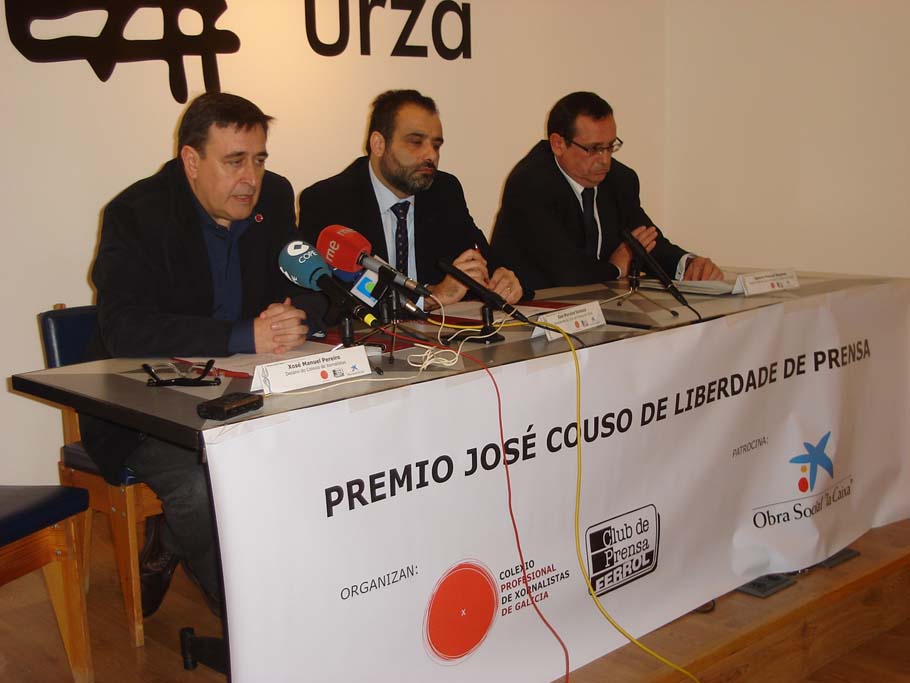 Xosé Manuel Pereiro, Xan Morales Somoza e Ignacio Pascual Reparaz. Foto: CPXG.
