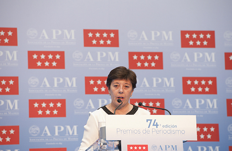 Carmen del Riego durante su intervención.