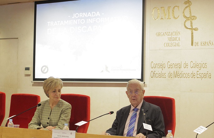 Carmen Guaita y Rafael de Mendizábal, vocal y presidente de la Comisión de Arbitraje.jpg