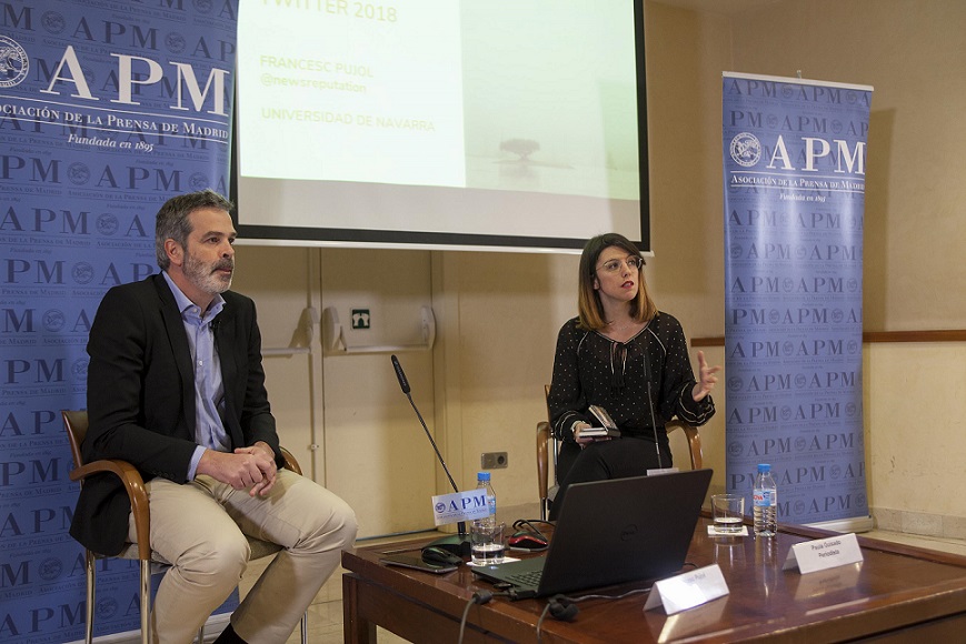 Francesc Pujol y Paula Guisado. Foto Miguel Berrocal / APM