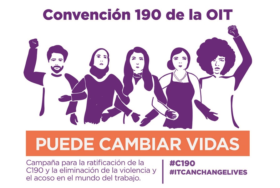 Campaña para la ratificación del Convenio 190 de la OIT.