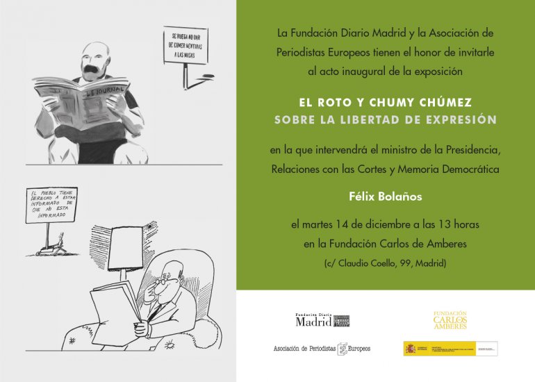 Exposición 'El Roto y Chumy Chúmez. Sobre la libertad de expresión'