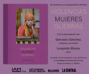 Presentación en Madrid del libro 'Violencias. Mujeres. Guerras', de Gervasio Sánchez