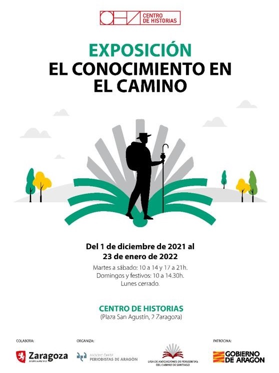 Inauguración de la exposición 'El Conocimiento en el Camino' de la Asociación de Periodistas de Aragón
