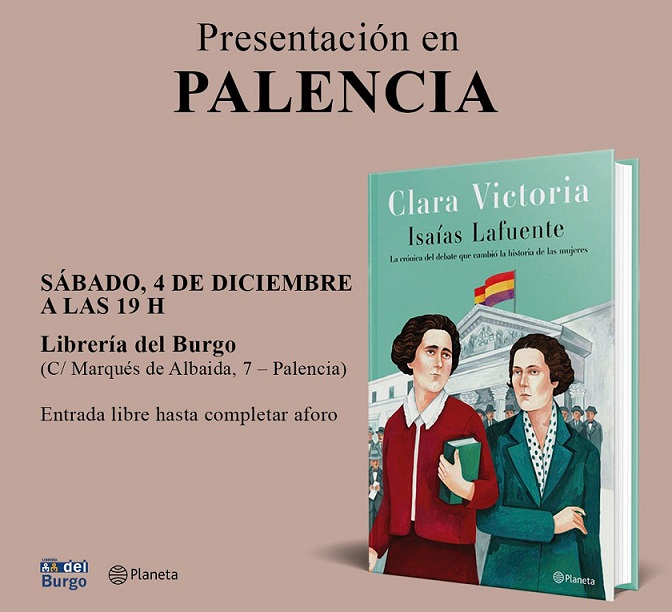 Presentación del libro 'Clara Victoria', de Isaías Lafuente