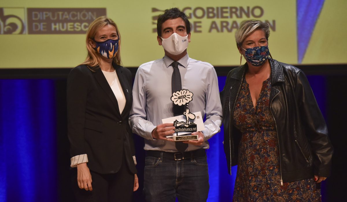 Jaime Gómez-Obregón recibe el Premio Blasillo de Huesca 2021