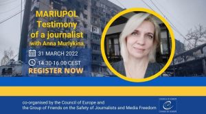Seminario web "Mariupol: testimonio de un periodista", con Anna Murlykina