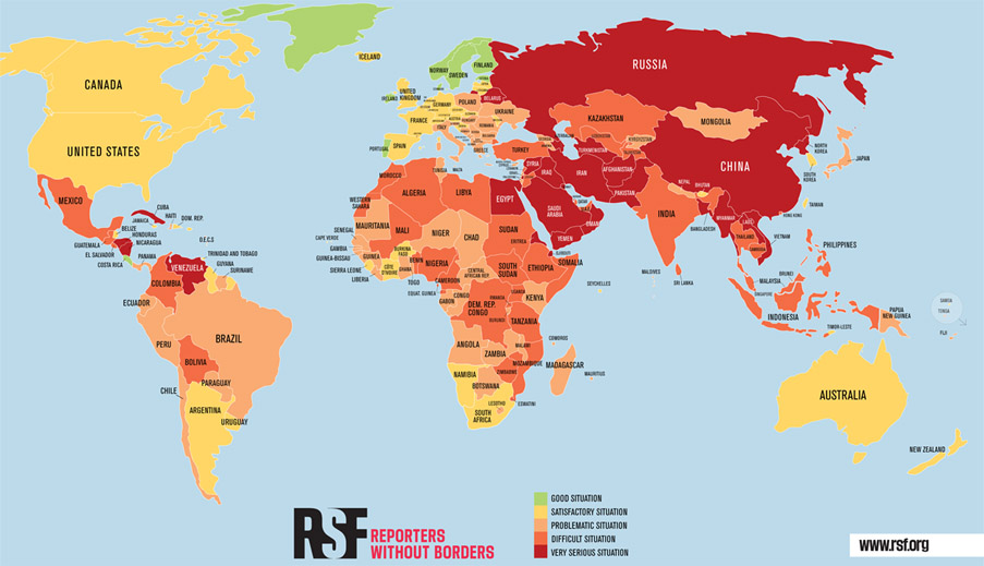 Cartel Clasificación libertad prensa 2022