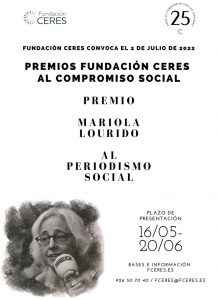 Premio 'Mariola Lourido' al periodismo social