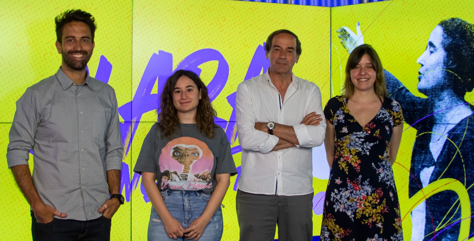 Ganadores Colombine XI Isaías Lafuente, Ana Alonso, Roberto García y Gema Jiménez.