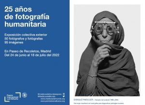 Médicos del Mundo presenta '25 Años de fotografía humanitaria' en el Paseo de Recoletos de Madrid