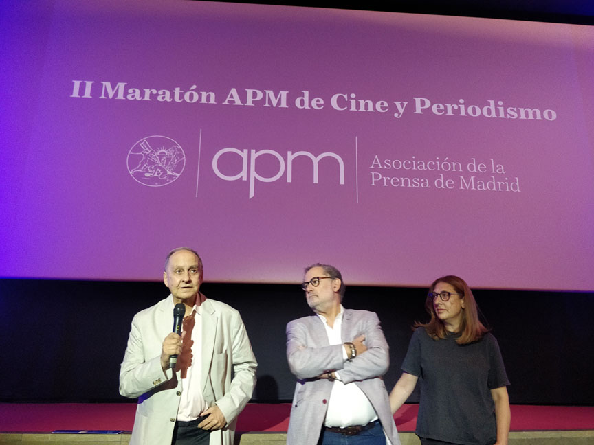 Fernando Lara, Pablo Muñoz y Monica Touron - Cine y Periodismo 2022