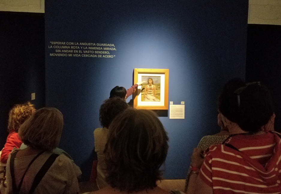 Periodistas de la APM visitan la exposición ‘Frida Kahlo: alas para volar’ en Casa de México