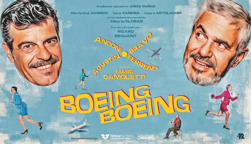 Entradas al 25% para ‘Boeing boeing’ en el Teatro Amaya
