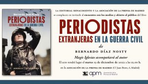Libro ‘Periodistas extranjeras en la Guerra Civil’, de Bernardo Díaz Nosty