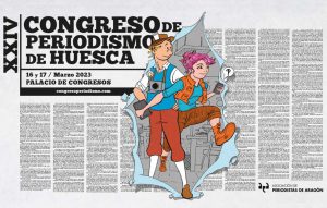 Cartel XXIV Congreso de Periodismo de Huesca