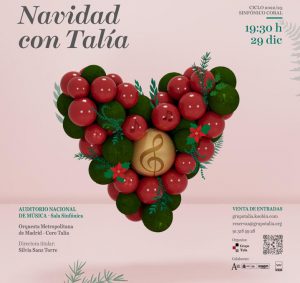 Descuento para el concierto del Ciclo Sinfónico coral ‘Navidad con Talía’ en el Auditorio Nacional