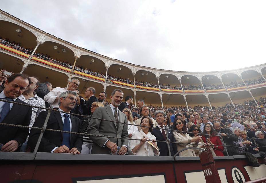 El Rey, presidiendo la Corrida de la Prensa de 2018. Foto: Javier Lizón / Agencia Efe