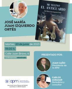Presentación del libro 'Mi vecino el anticuario', de José María Juan Izquierdo