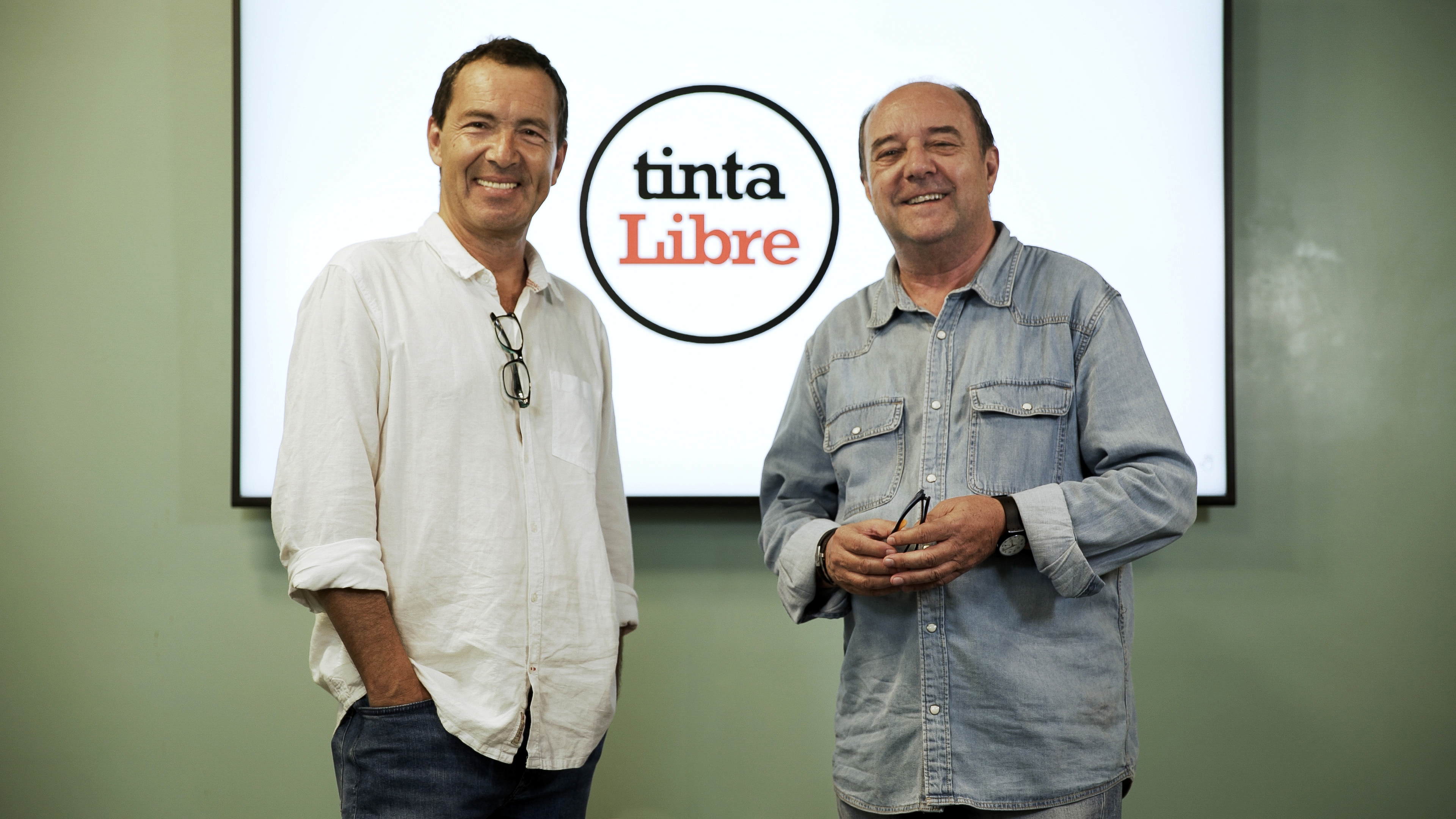 Directores editoriales de 'tintaLibre' Jordi Gracia y Jesús Maraña. Foto: Prisa
