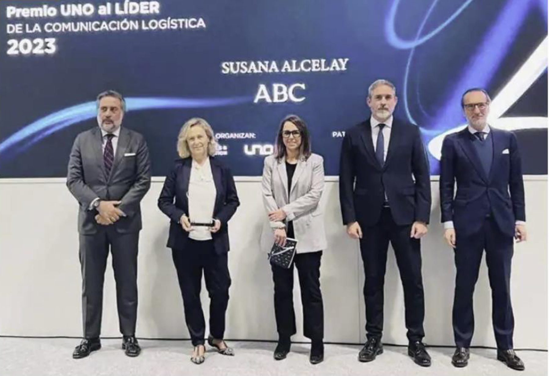Susana Alcelay, con el premio UNO al Líder de la Comunicación Logística 2023