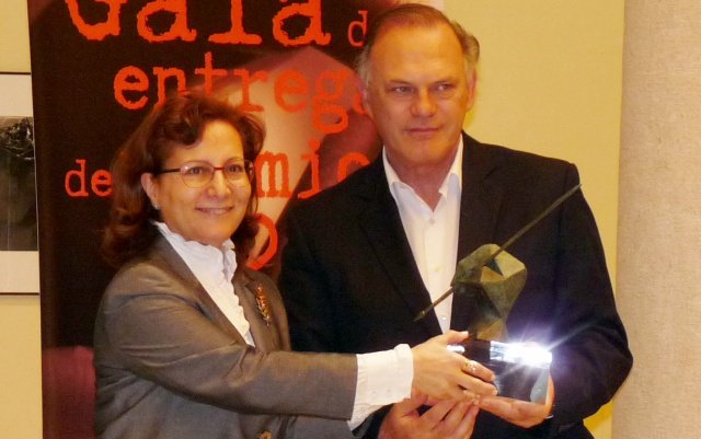 Entrega del premio Asociación de Periodistas de Albacete (APAB) a Pedro Pirqueras. Foto: APAB