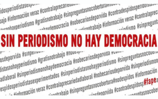 sin periodismo no hay democracia destacada