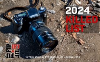 Informe anual de periodistas y trabajadores de los medios de comunicación 2024. Foto: F. Moreau de Bellaing