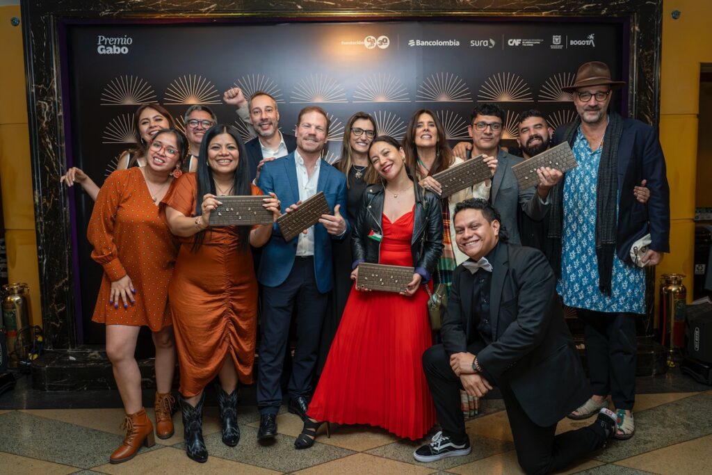 Imagen de los ganadores. Foto: Fundación Gabo