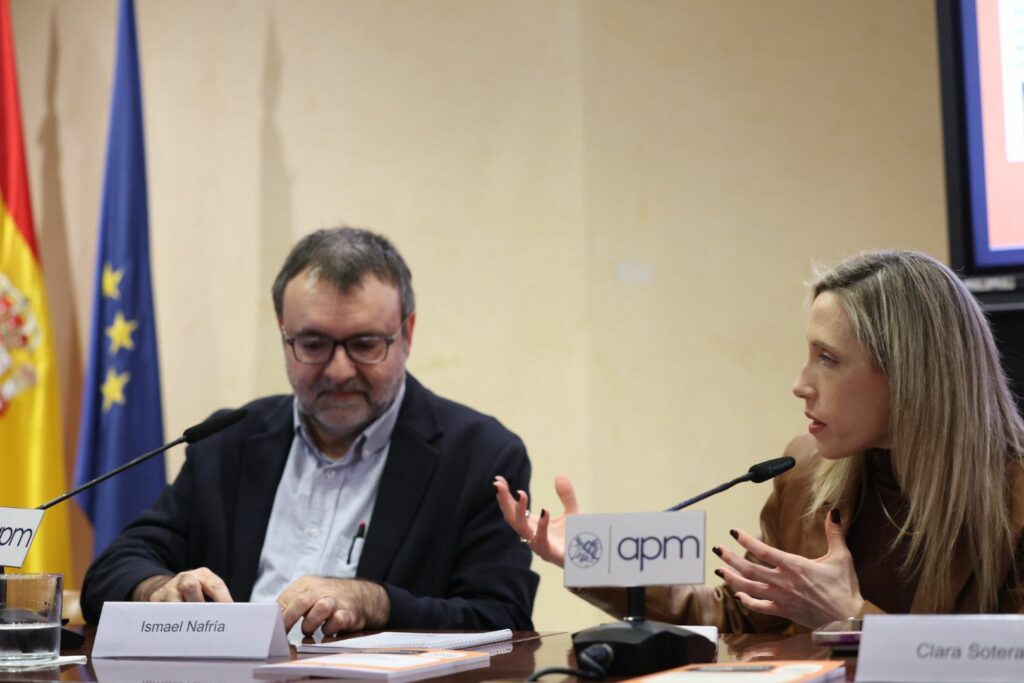 Ismael Nafría y Clara Soteras. Foto M. Berrocal / APM