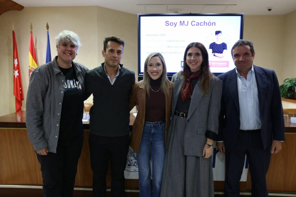 De izda. a dcha.: M. J. Cachón, Antonio Miró, Clara Soteras, Marta Nieto y Francisco Sierra. Foto: Miguel Berrocal / APM