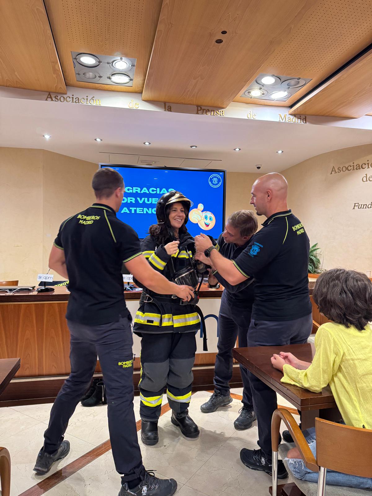 Traje de bombero