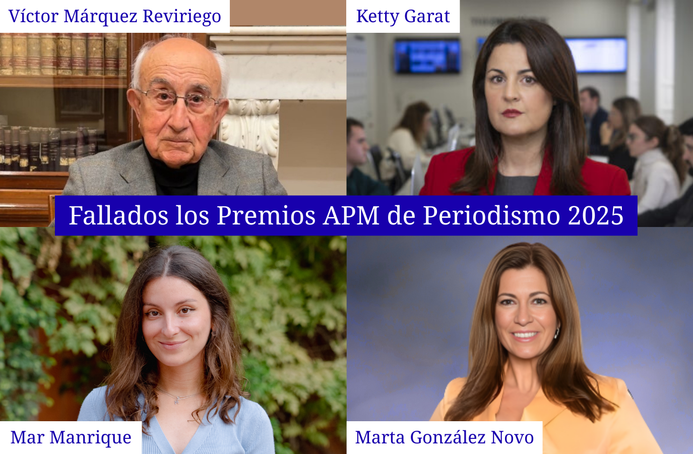 Fallados los Premios APM de Periodismo 2025