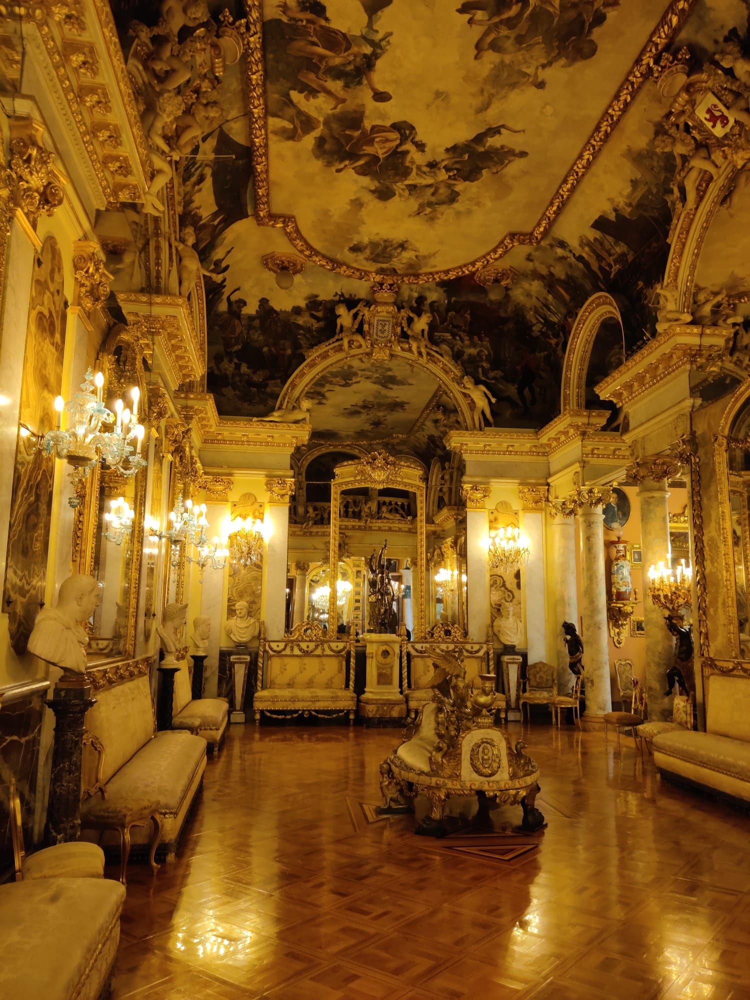 Salón de baile del palacio del marqués de Cerralbo. Foto: APM