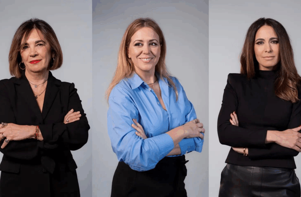 Charo Izquierdo, María Luisa Rodríguez Bello y Ana Núñez-Milara. Foto: 'El Español'