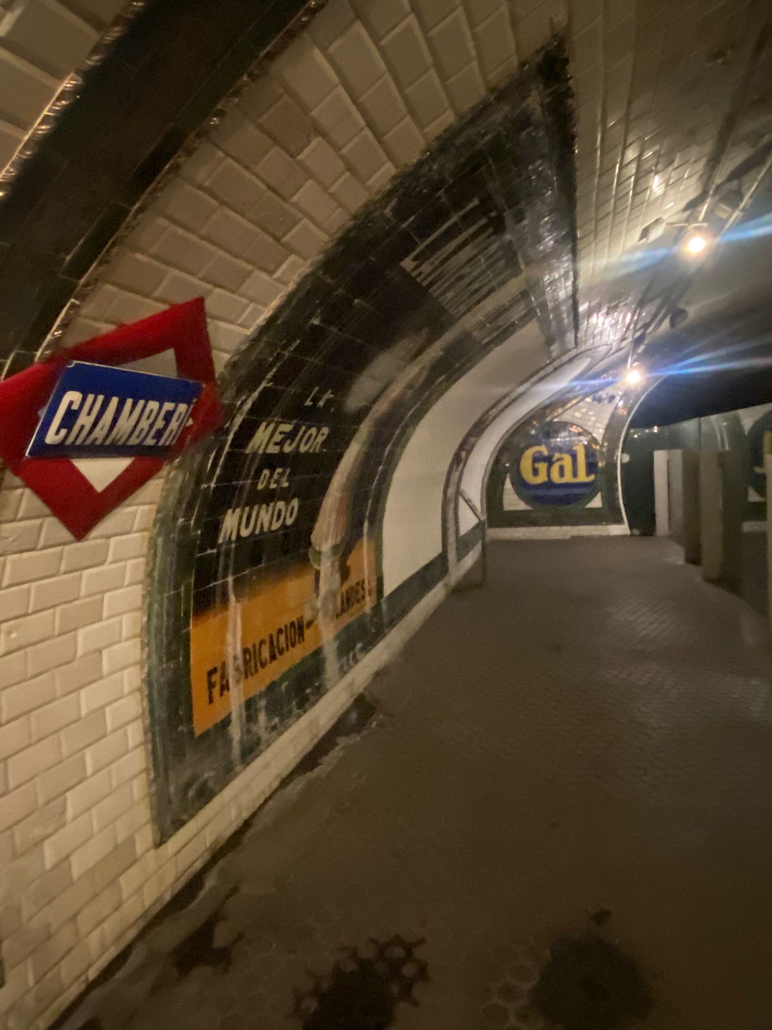 Visita estación de Chamberí