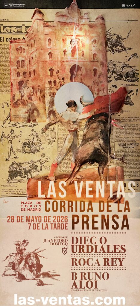 Cartel oficial de la Corrida de la Prensa de 2026, en su 126 aniversario