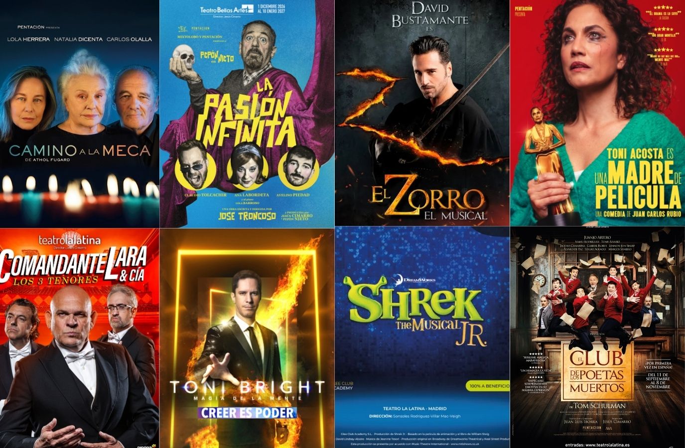 Descuento en obras de los teatros Pentación Espectáculos
