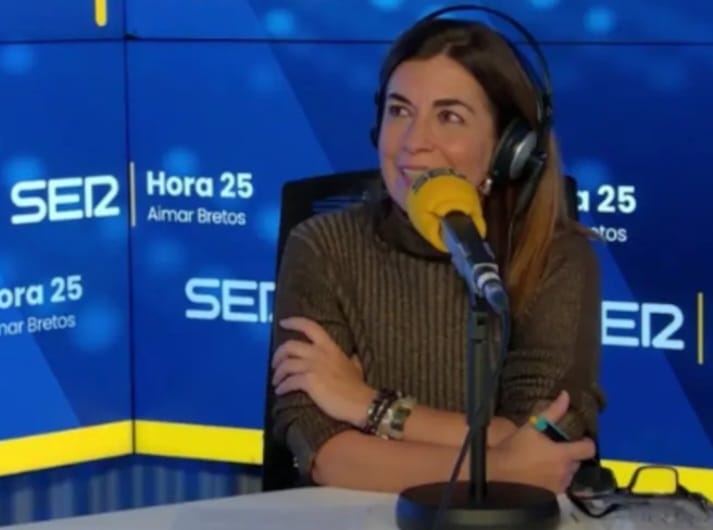 Marta González Novo, durante su programa 'Hoy por Hoy Madrid', en la Cadena SER. Foto: cedida por la entrevistada