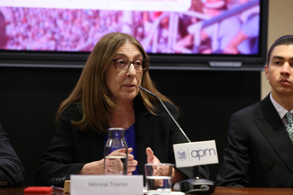 Mónica Tourón, durante su intervención. Foto: Miguel Berrocal / APM