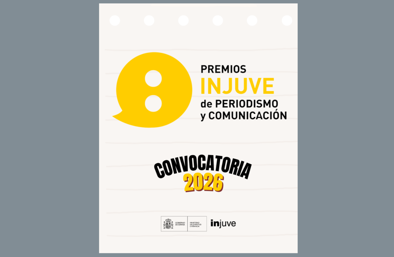 premios injuve de periodismo y comunicación 2026
