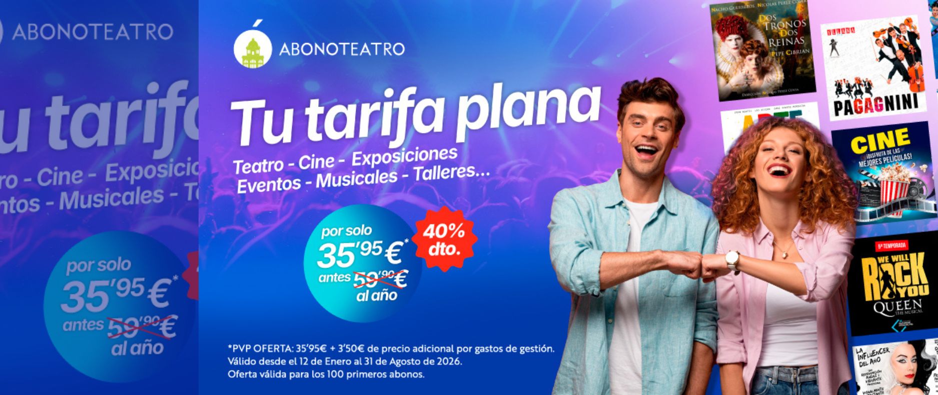 Abono teatro para asociados de la APM