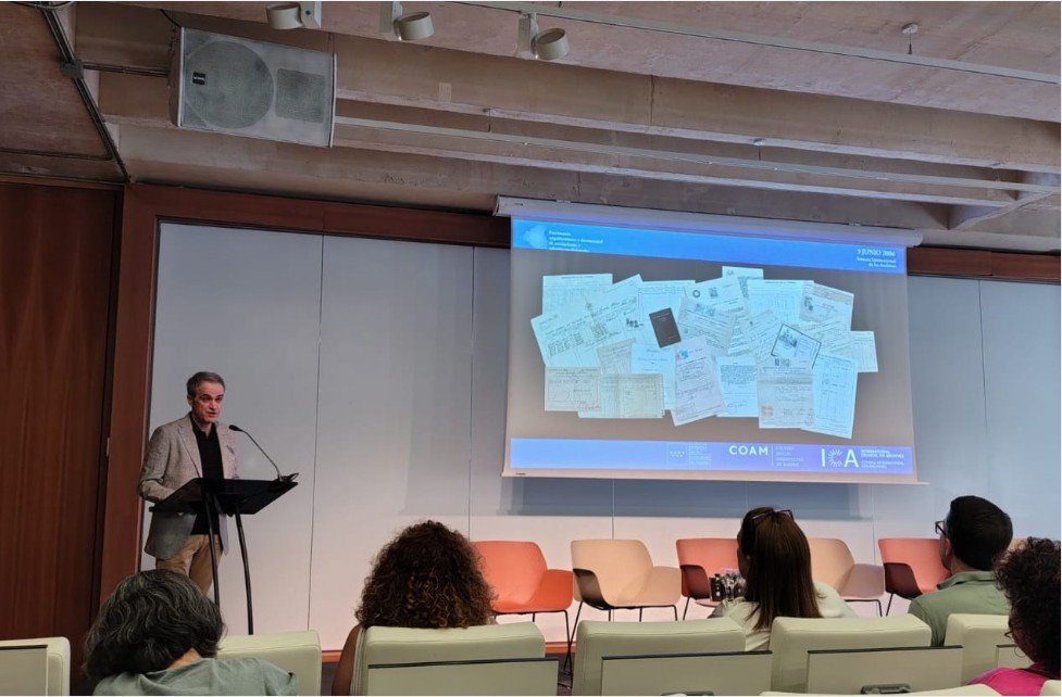 Juan Manuel Bernado, responsable del Archivo y Biblioteca de la APM