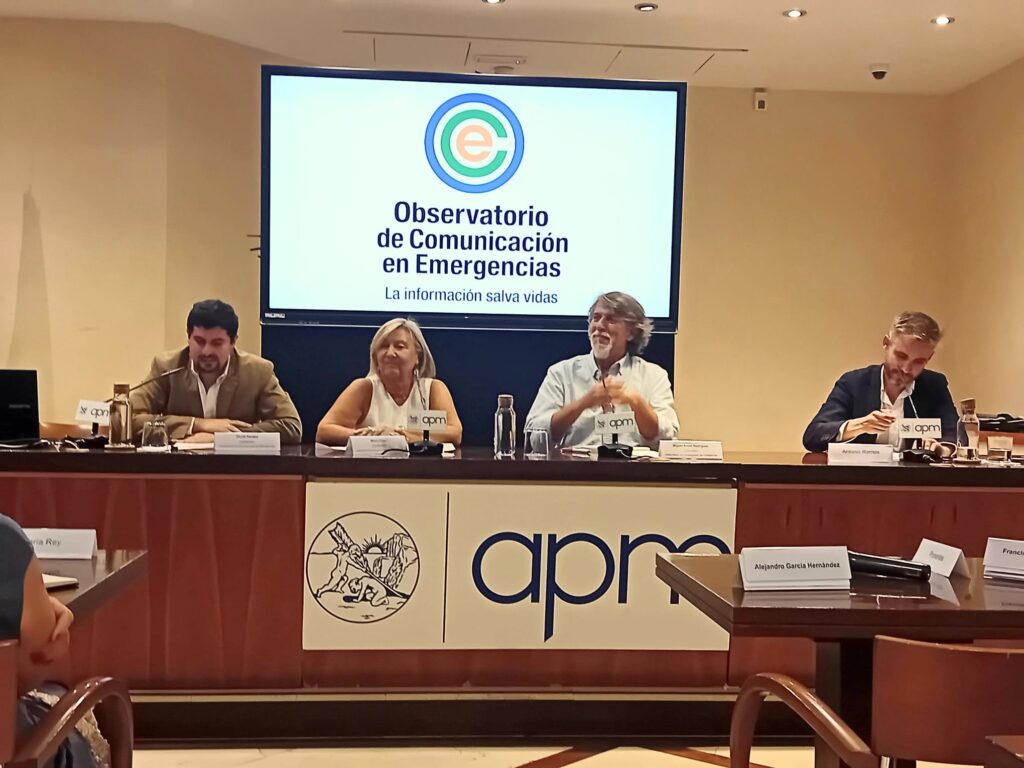 De izq. a drcha.: David Ferrero, Marta Crego, Miguel Ángel y Antonio Ramos. Foto: APM