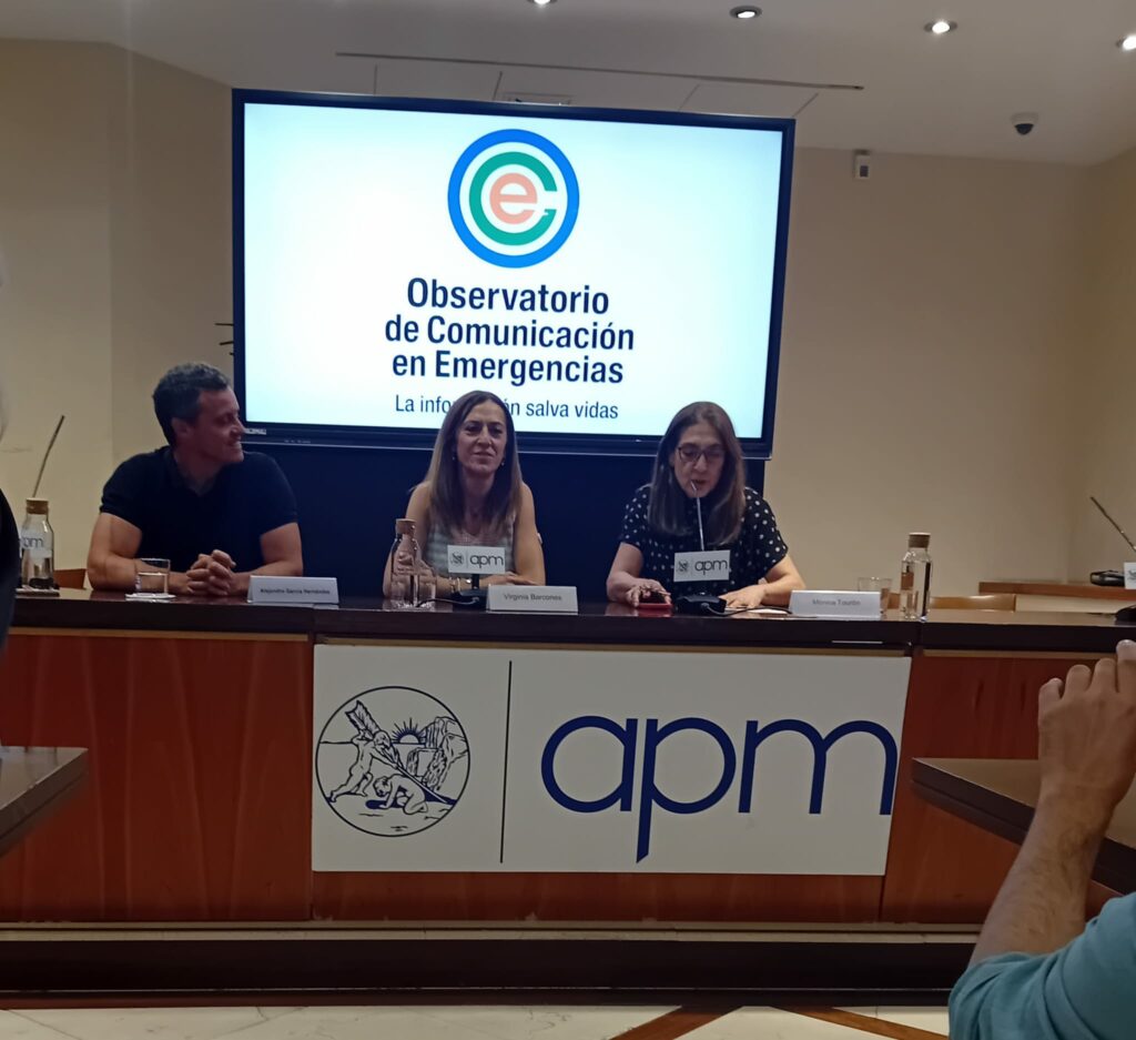 Alejandro García Hernández, Virginia Barcones y Mónica Tourón. Foto: APM