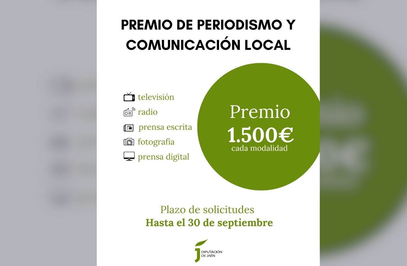 Premio de Periodismo Y comunicación Local 2026